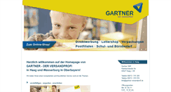 Desktop Screenshot of gartner-versandprofi.de