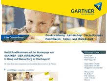 Tablet Screenshot of gartner-versandprofi.de